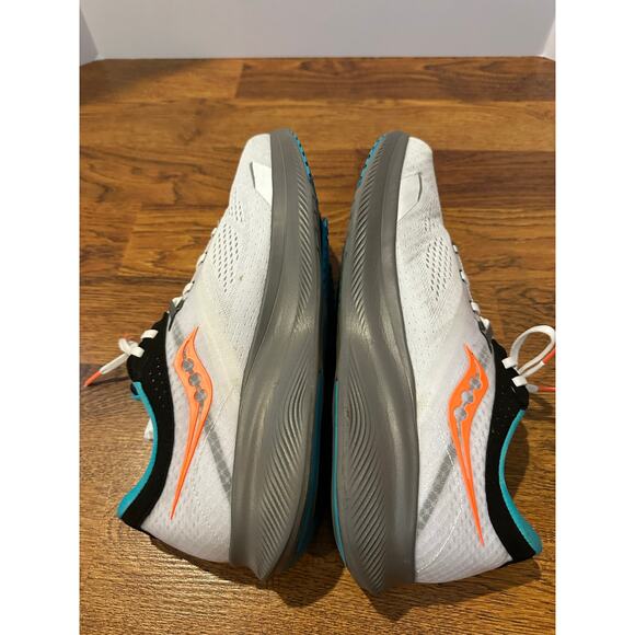 Saucony Men's Ride 16 Running Shoes White Size 13 Everyday Active - Picture 6 of 9